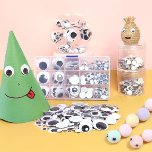 แผ่นปิดตาพลาสติกขนาด50-500ชิ้นแผ่นปิดตาที่ดูน่าสนุกสำหรับทำด้วยตัวเองของเล่นตุ๊กตาอุปกรณ์งานประดิษฐ์สมุดภาพ