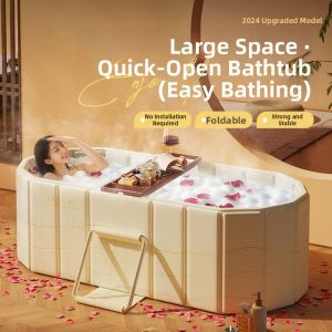 Foldable Thickened Double Person Bathtub