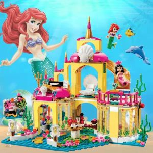 Disney Little Mermaid Theme Girls Building Blocks