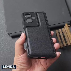 Luxury Case Leather Pro Kamera Black Oppo A79 5G