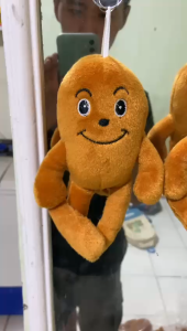 Boneka gantungan kunci karakter tung tung sahur kecil uk 17cm lucu imut