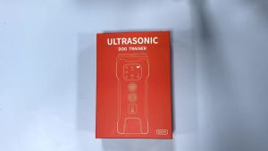 15-30Khz Ultrasonic Dog Repeller Rechargeable Dog Training Device Portable Anti-Barking Dog Trainer with LED Flashlight 2-head