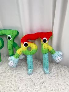 Green No. 77 Steal A Brainrot Rainbow 77 Plush Toy No. 77 Stuffed Doll Toy Game Peripherals Christmas Toy Gift for Game Fans Kid