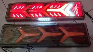 Stop Lamp Lampu Belakang Truk Led Panah 12-24Volt