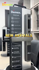 Khóa vân tay cửa nhôm Demax EL699 Lux CG chính hãng app wifi chống nước công nghệ Đức cao cấp