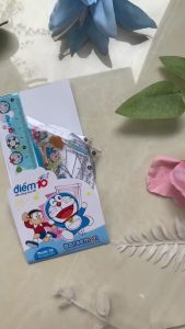 Thước Bộ Điểm 10 Bộ Thước 4 Món Hình Doraemon TP-SR09/DO Thiên Long