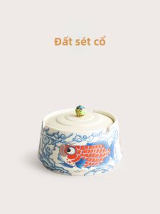 NITUGUSHI | Matte Glaze Ashtray Sophisticated Household Dustproof Windproof
