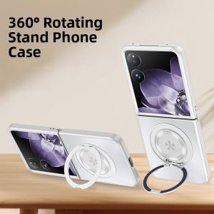 Magnetic Absorption 360° Rotating Stand up down Foldable Full Cover Anti-Fall Protective Case for Xiaomi Mix Flip Luxury Business Style for Men And Women