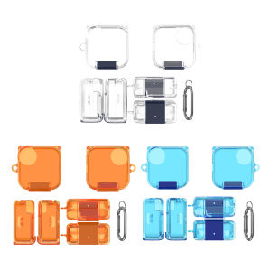 [Vktech] For CMF Buds Pro 2/2 Plus Protective Earbuds Case with Carabiner Headphones Case Earphones Full Protections Housing