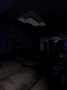 โคมไฟเพดาน LED รูปทรงตัววงกลมสไตล์มินิมอล ประหยัดพลังงาน สำหรับห้องนอน/ห้องนั่งเล่น/ห้องรับประทานอาหาร พร้อมปลั๊ก 2 Pin