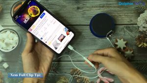 Dây Kết Nối Ra Loa cho Iphone Earldom Aux42 Có Mic Và Phím Điều Chỉnh Âm Lượng 1 Đầu Lightning Và 1 Đầu 3.5mm