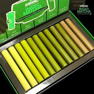 Karaked Shaded Matcha 6 Shades of Matcha & Hojicha Chocolate Bars มัทฉะบาร์ไล่ระดับ