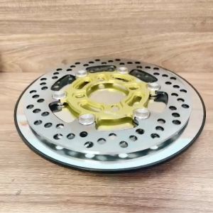 Đĩa rembo khoen inox 304 size 220mm lắp như zin 4 lỗ thông dụng lắp được mọi xe màu anode