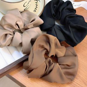 Dây Buộc Tóc Bằng Vải Satin Siêu Chất Lượng Cho Phụ Nữ Dây Buộc Tóc Đơn Giản Cho Học Sinh Dây Buộc Tóc Đàn Hồi Dây Buộc Tóc Xoắn