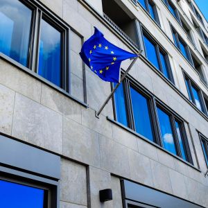 90x150 Cm European Union Flag for Decoration EU Symbolic Bunting in Primary Colors for Home Garden Office Decor