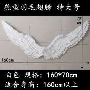 Wings Feather Wings Angel Wings Cosplay Wings Props Ball Catwalk Show Wings Performance Supplies
