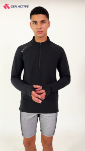 GEN ACTIVE Kaos Active Lengan Panjang Pria Pakaian Olahraga Baju Olaharga Gym Cowok