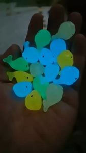 Hot Item หินเรืองแสง เกรด A กรวดเรืองแสง ดาวเรืองแสง ของตกแต่งตู้ปลา ตกแต่งพื้น