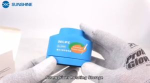RELIFE RL-078A Screwdriver Tweezers Storage Box 360 Rotating Multifunctional Phone Repair Hand Tools Collecting Organizer
