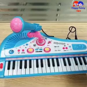 TOY😊พร้อมส่ง💯 เปียโน 🎹 เปียโนอิเล็กทรอนิกส์ 37 ปุ่ม พร้อมไมโครโฟนสำหรับเด็ก ของเล่นเปียโน เปียโนของเล่น เปียโนเด็ก ของเล่น ของเล่นเด็ก