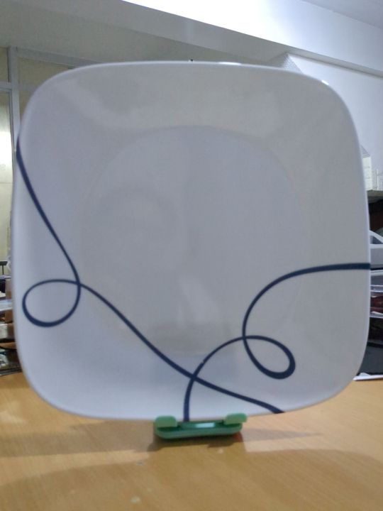Corelle Square Dinner Plates Lia (size 10.25) 🇱🇷 made in USA Lazada PH