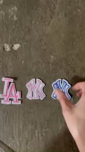 Miếng Sticker Thêu Ủi hình logo thương hiệu  cao cấp 02