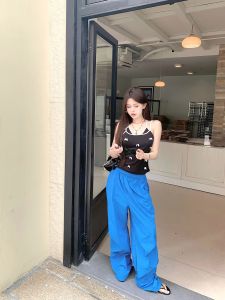 GUZILIAN | Korean Style Sweet Cute Butterfly Knot Design Slimming Tight Fit Shoulder Baring Outdoor Fashionable Strap Vest Women