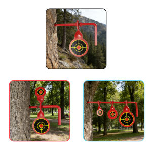 No Need for Wrench Self-Tapping Tree Insertion Shooting Practice Target 360-Degree Rotating Target Set