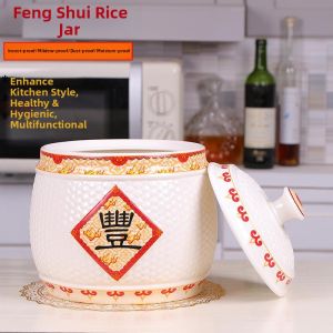 ZIYINGCHA | Ceramic Airtight Storage Jar Vintage Style
