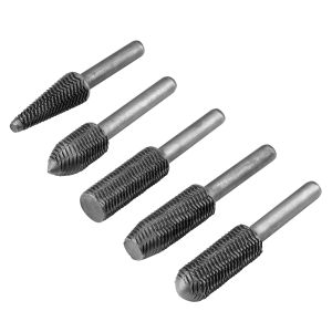 Bộ Mũi Khoan Thép Xoay Cán Lục Giác Đầu Mài Điện Thép Cacbon Cứng Dùng Để Khắc Gỗ & Khoan Dành Cho Đồ Nghề Chế Tác Gỗ Tự Làm