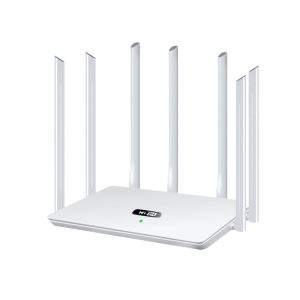 High Speed WiFi Router Dual Band 2.4G&5G 6 Antenna Coverage Whole House Network Bridge Acceleration Gaming Port Home Campus Broadband