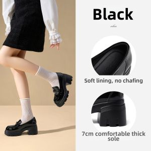 Josiny | Stylish English Style Thick Soled Loafers