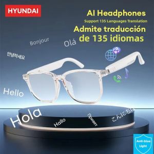 Choice HYUNDAI HY-C8 AI Glasses translation Earphones With Camera Automatic voice Smart glasses Multi-function keys For Sports