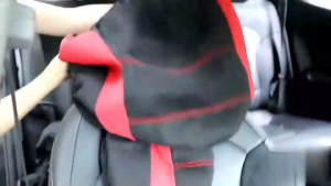 TOP CLASS ผ้าหุ้มเบาะรถยนต์คู่หน้า ผ้าคลุมเบาะรถยนต์ กันรอย กันเปื้อน 4 pcs. Front Car Seat Cover NO.3667