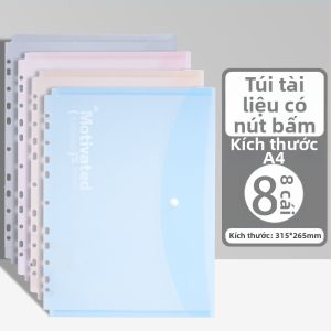 deli | Sổ Gáy Kẽm Trong Suốt Có Thể Tách rời