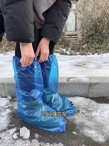 【COD】1 Pair Kids Shoe Cover Waterproof Disposable Plastic Foot Overshoes Outdoor Camping Hiking