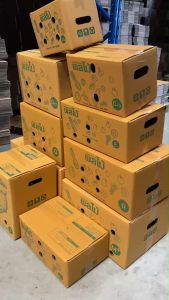 แพ็ค 10 ใบ กล่องผลไม้กระดาษ หนา 5 ชั้น รวมทุกไซส์