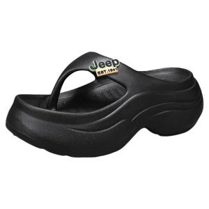 Jeep | Winter Outdoor Sandals Thick Sole Height-increasing Womens Flip Flops