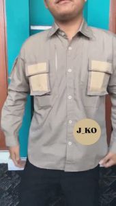 BAJU LAPANGAN TACTICAL LENGAN PANJANG / KEMEJA TACTICAL PDL OUTDOOR