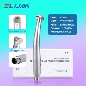 ELIJAH 2/4 Hole Dental High Speed Handpiece Torque Standard Head Push Button Air Turbine E-Generator Ceramic Bearing Dental Tool