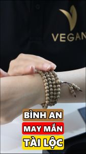 Vòng tay Trầm Hương Thuần Chay chuỗi tràng tốc kiến cao cấp 8mm 108 hạt