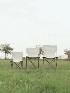 360 Official  เก้าอี้แคมป์ปิ้ง เก้าอี้พับ camping พับได้ แถมถุงจัดเก็บ รับน้ำหนักได้เยอะ พร้อมที่พักแขน  SCAMP