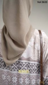 NMR Midi Dress Marbella Kombinasi Renda Vol 2633-2