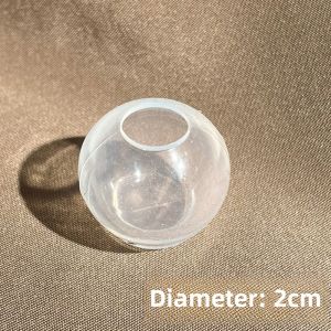 High Transparent Liquid Silicone Crystal Drop Glue Pyramid Geometry Cube round Ball Fashion Jewelry Accessories DIY Parts