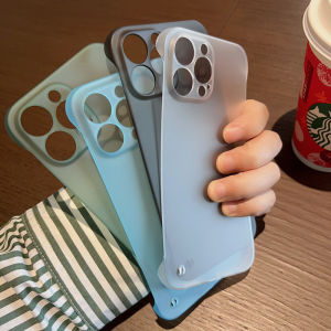 Ultra-Thin Frameless Apple 15Promax Phone Case for iPhone14 plus Heat Dissipation Matte Finish Suitable for Men And Women