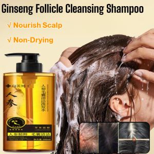 Ginseng Follicle Cleansing Anti-Loss Shampoo Nourish Scalp Deep Cleansing And Non-Drying