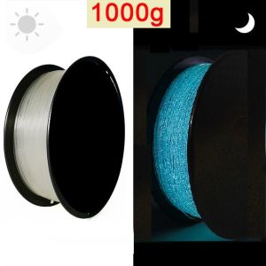 Thay Đổi Màu Sắc Cầu Vồng Phát Sáng Trong Bóng Tối Dây Tóc PLA 1.75mm Cho Máy In 3D 1kg/500g/250g/200g Chất Liệu In 3D Phát Sáng Màu Xanh Đom Đóm Sáng Bóng