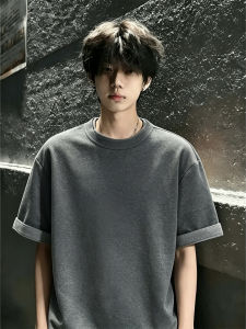 ZHUOCAN | Mens Short Sleeve T-shirt Design Elements Summer