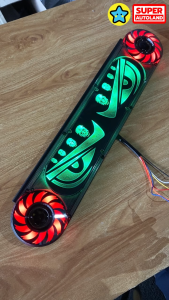 ไฟท้าย รุ่น Ghost ครบทั้งไฟหรี่ ไฟเบรค ไฟถอย ไฟเลี้ยว 1 คู่ 12-24V  (ซ้าย-ขวา)