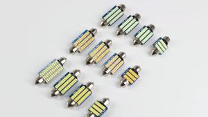 2PCS C5W C10W 3014 LED Light Festoon 31mm 36mm 39mm 41mm Canbus Car Interior Dome Reading Lamp Parking Light 12V Universal White